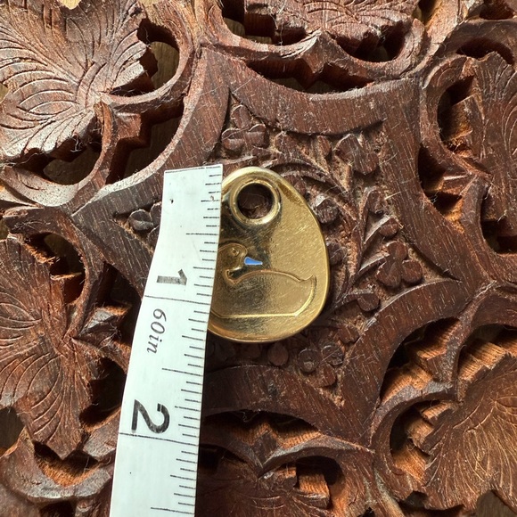 Dooney & Burke brass duck hang tag charm. - Picture 5 of 6